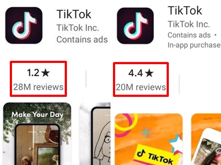 TikTok Ratings